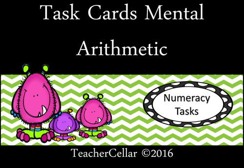 Mental Arithmetic Task Cards