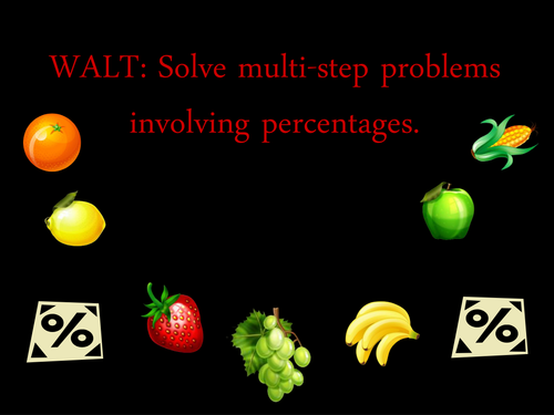 Finding Percentages of Amounts