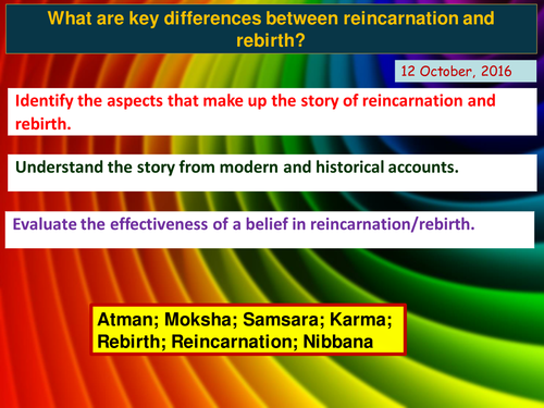 Reincarnation and Rebirth