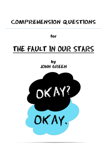 The Fault in Our Stars Activity Booklet