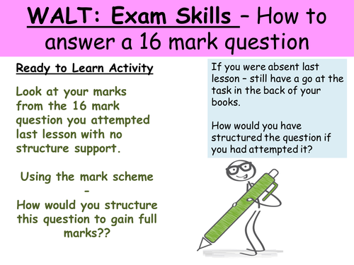 How to answer a 16 Mark question OCR Paper 2 British depth study