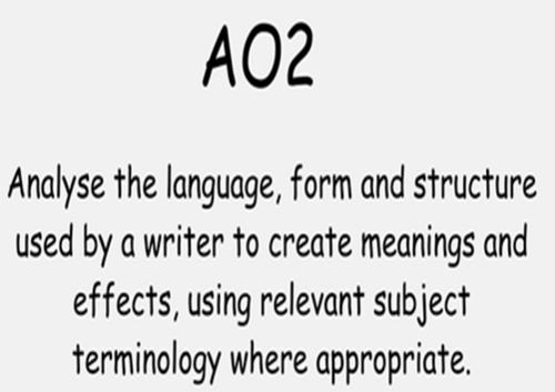 Analysing Structure - AQA Lang Paper 1 Question 3