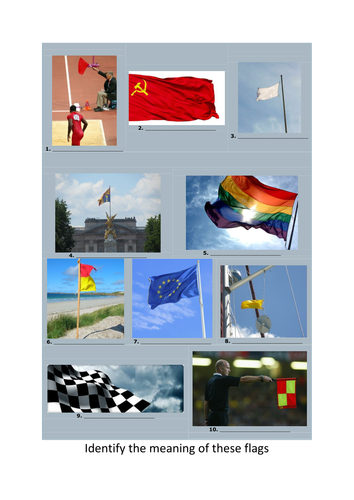 Picture quizzes ideal for the end of term