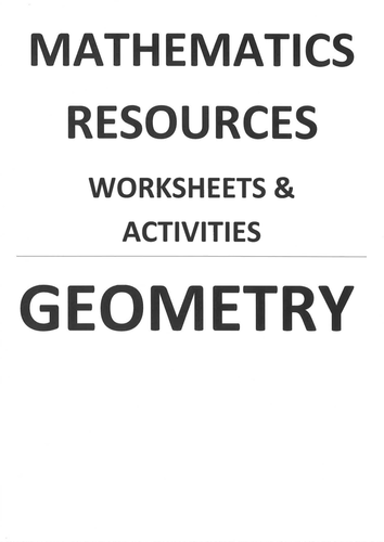 Geometry worksheets_various