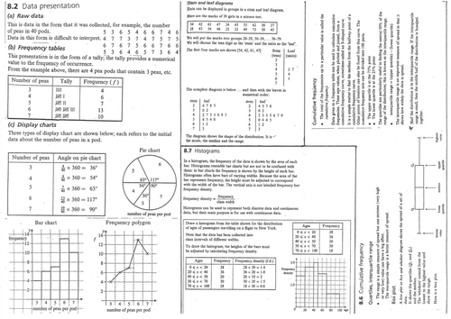 statistics & probability worksheets_various