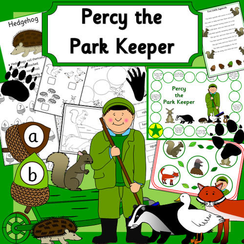 Percy the Park Keeper story resource pack