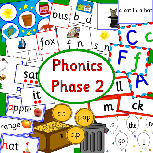 Phonics phase 2 resources- Letters and Sounds activity pack