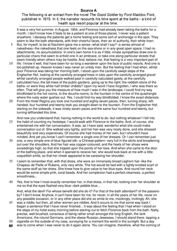 AQA English Language (8700) Paper 1 - Mock Exam on The Good Soldier for Revision and Class Use