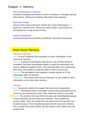 gcse psychology coursework