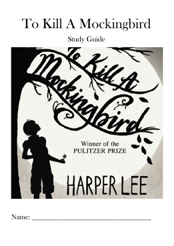 To Kill A Mockingbird Independent Study Guide | Teaching Resources