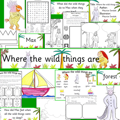 Where the Wild Things are story resource pack