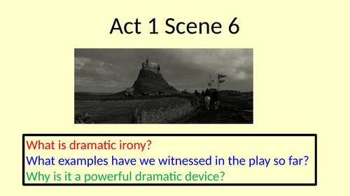 Macbeth Act 1 Scenes 6 and 7