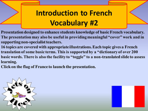 French Vocab Deux