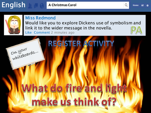 A Christmas Carol - motif of light