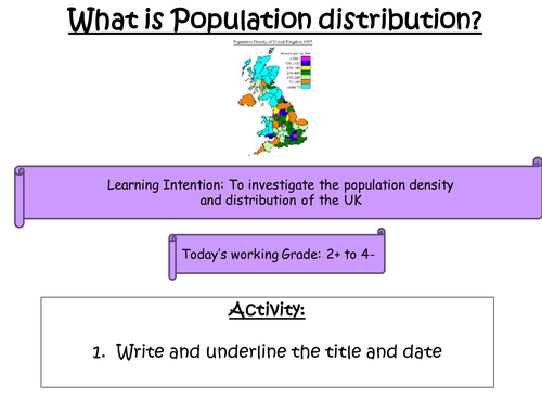 3 - What is population distribution?