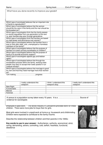 AQA GCSE Sociology - relationships between children and parents