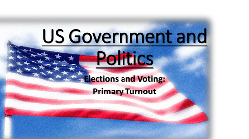 AQA 3A - Voter turnout in primaries