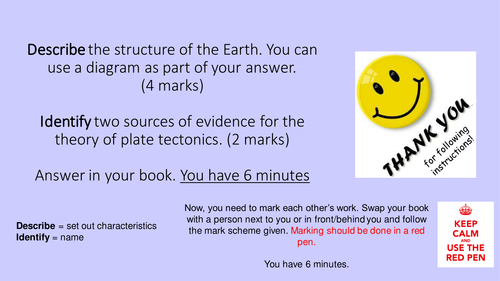 Tectonic plates boundaries