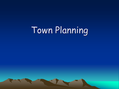 Town Planning