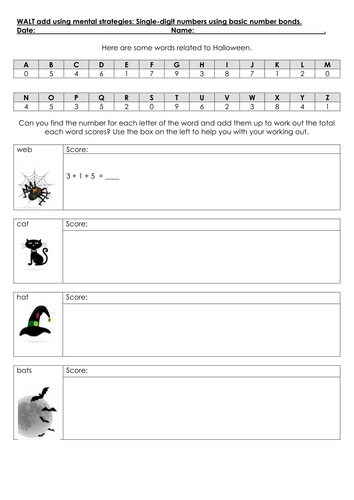 Halloween Maths Resources