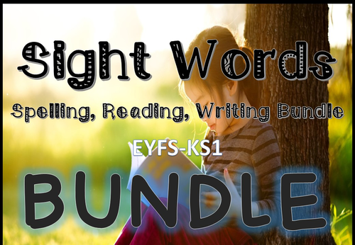 Sight Words, Reading, Writing and Spelling Bundle for EYFS/KS1