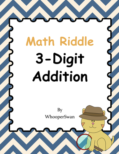 Math Riddle: 3-Digit Addition