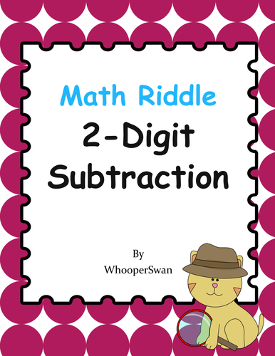 Math Riddle: 2-Digit Subtraction