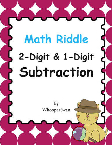 Math Riddle: 2-Digit & 1-Digit Subtraction