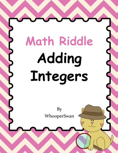 Math Riddle: Adding Integers