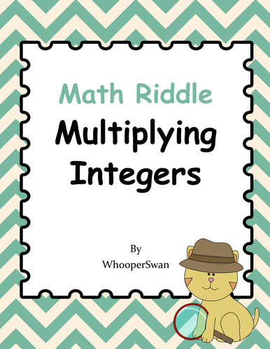 Math Riddle: Multiplying Integers