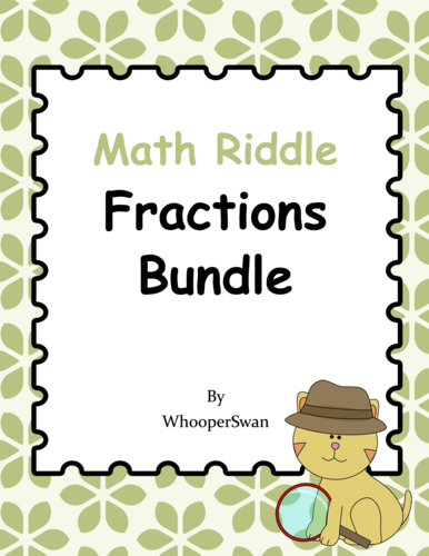 Math Riddle: Fractions Bundle