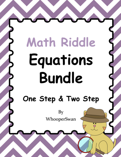 Math Riddle: Equations Bundle
