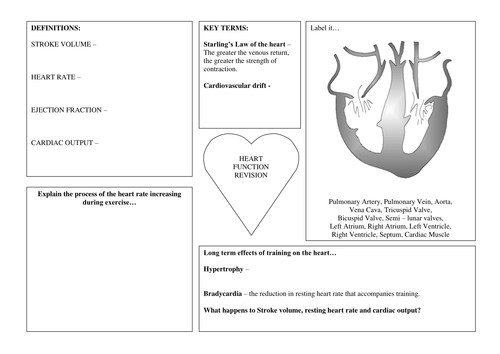 AQA Heart Function Revision
