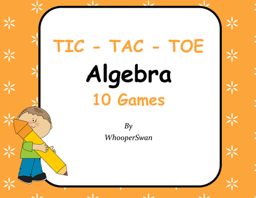 Algebra Tic-Tac-Toe