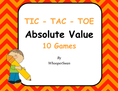 Absolute Value Tic-Tac-Toe