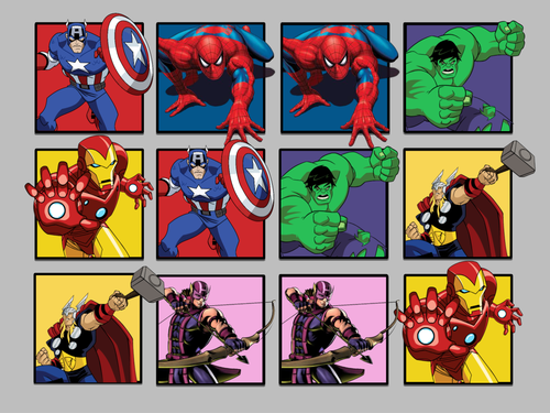 Marvel Superheroes Pairs