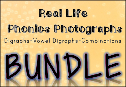 Real Life Phonics Pictures Bundle (Digraphs, Single Sounds and Vowel Combinations)
