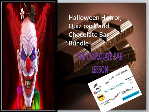 Halloween Horror, Quiz Pack and the Chocolate Bar Lesson!