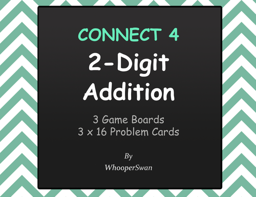 2-Digit Addition - Connect 4 Game