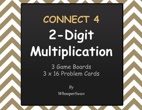 2-Digit Multiplication - Connect 4 Game