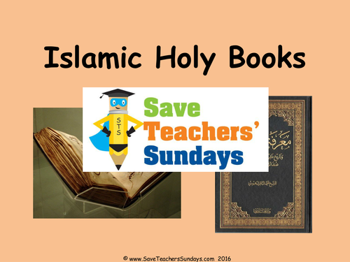The Qur'an KS1 Lesson Plan, PowerPoint and Worksheets / Activity