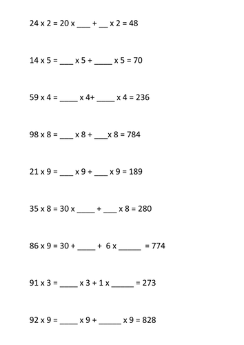 year 4 multiplication and division planning teaching resources