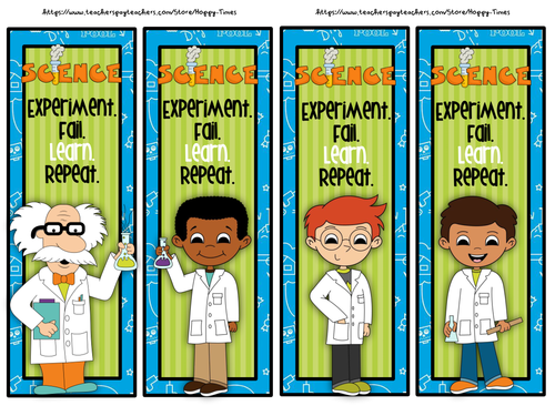 8 Science Bookmarks