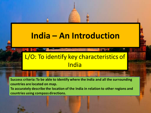 Introduction to India - Year 7