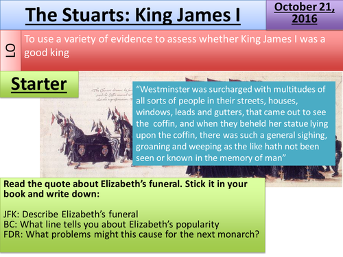 James I: The foundation of the Stuarts