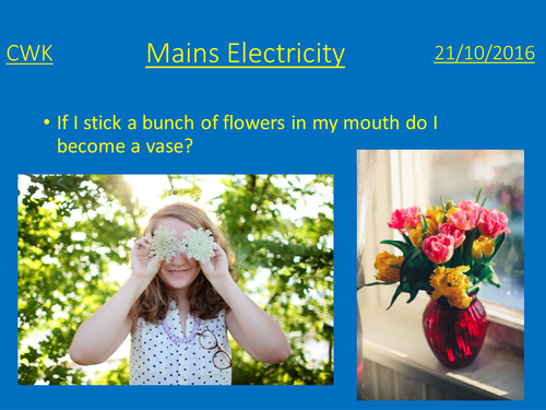 AC/DC Lesson plan and presentation