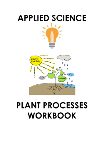 Applied Science - Plants Processes Workbook