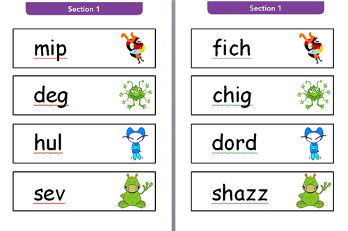 Phonics Screening pack - prepare in advance for the test