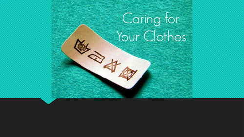 Caring for clothes