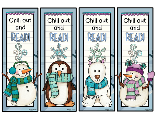 8 CHRISTMAS Bookmarks ( prizes, rewards, reading)